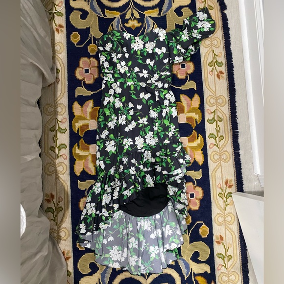 CAROLINE CONSTAS Nave Floral Cocktail or Black Tie Dress XS - Picture 4 of 6